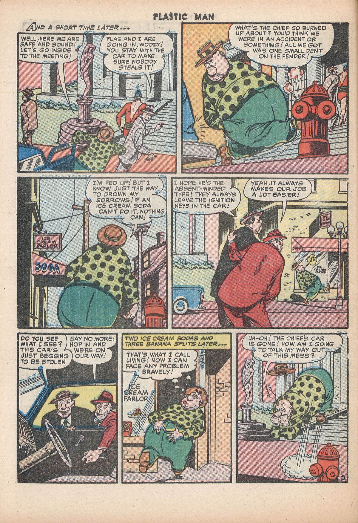 Read online Plastic Man (1943) comic -  Issue #29 - 44