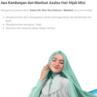 Azalea Hijab Hair & Body Mist