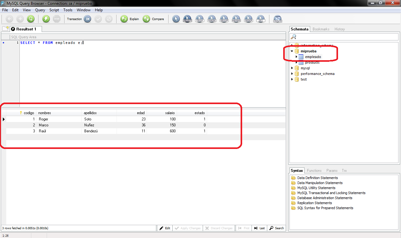 Conexión Java y MySQL utilizando Netbeans 7 Java en acción