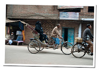 rickshaw en varanasi