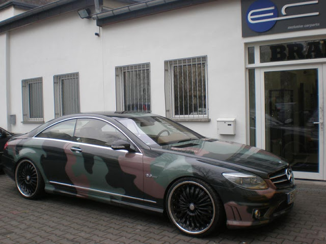 mercedes w216 cl 63 amg camouflage