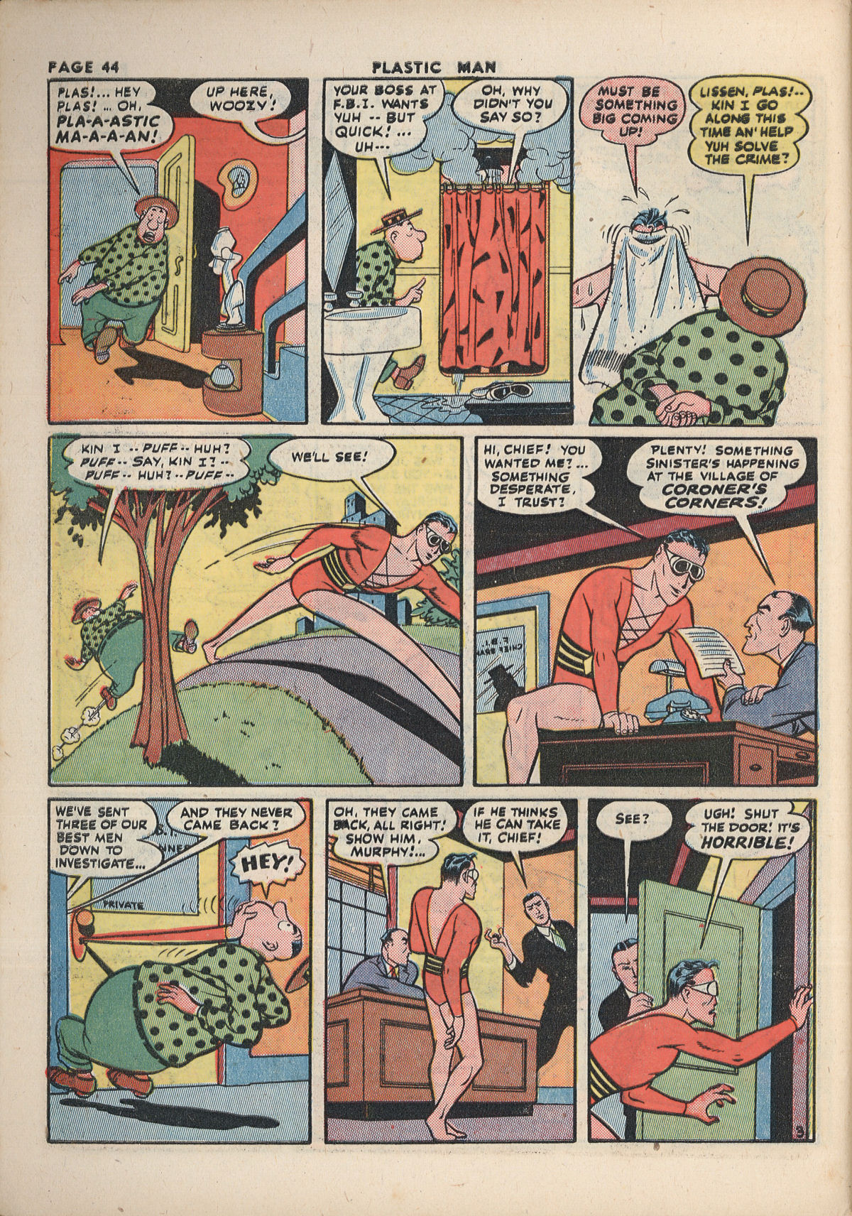 Read online Plastic Man (1943) comic -  Issue #2 - 46