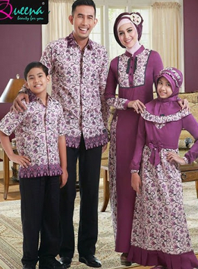 baju batik muslim couple