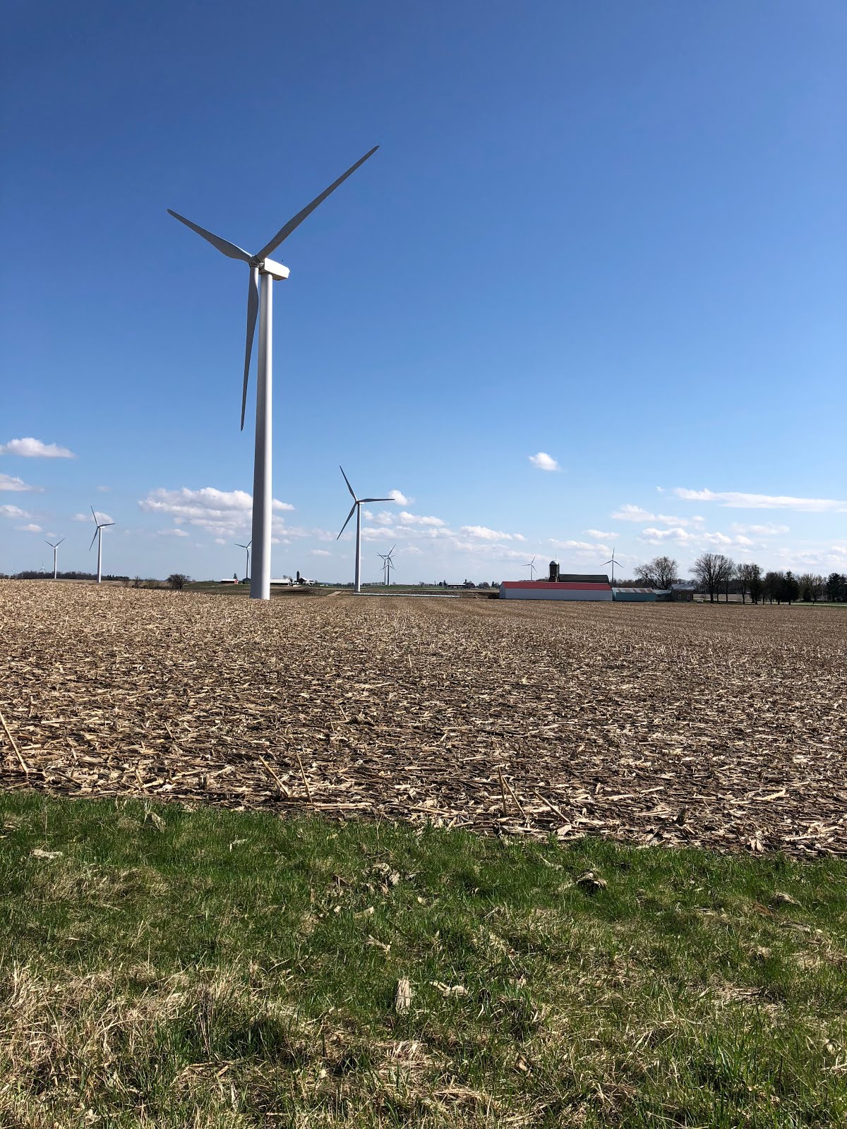 Wisconsin wind farm, east of Waupun