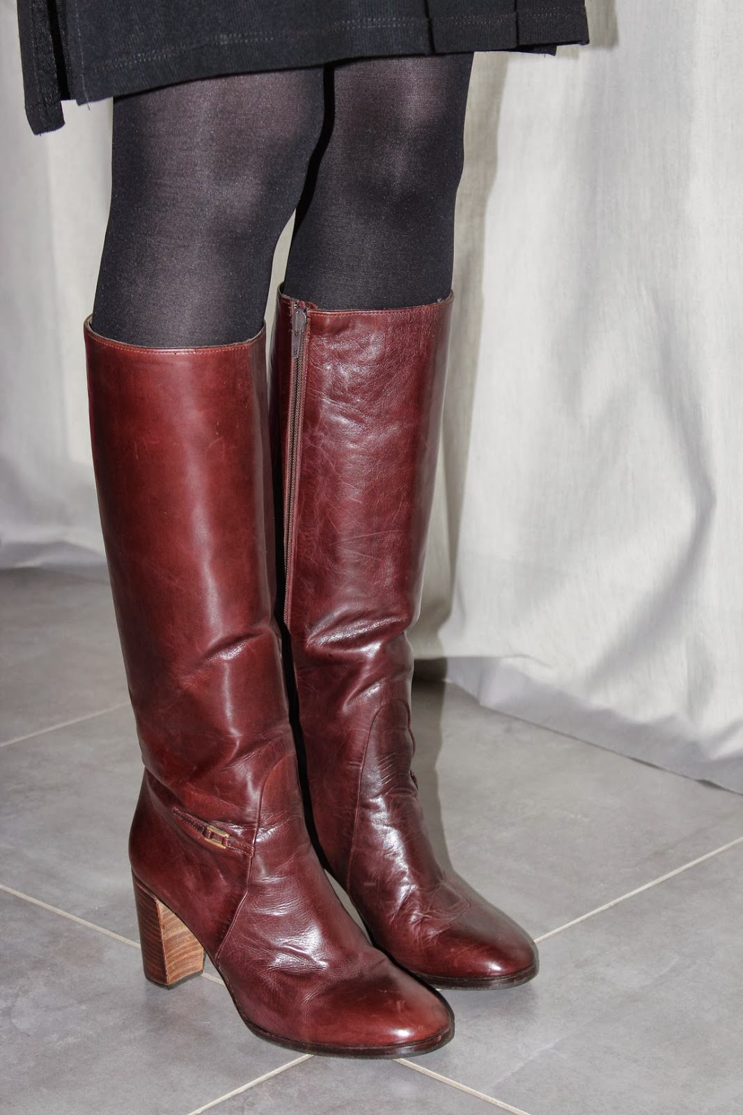 bottes vintage femme