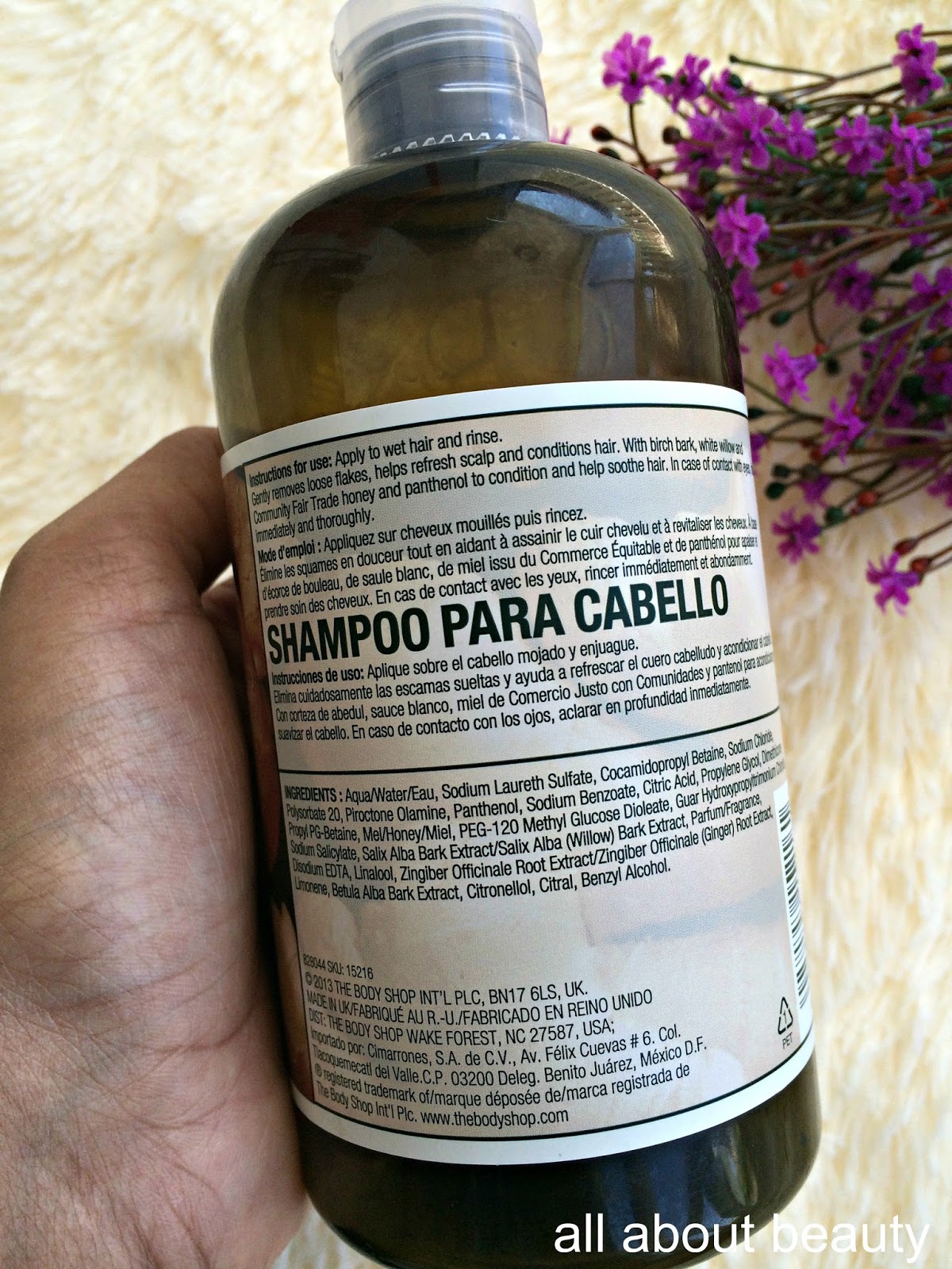 The Body Shop Ginger Scalp Care Shampoo Review All About Beauty