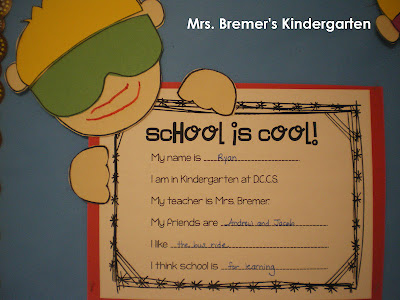 First Day of School Activities for Kindergarten