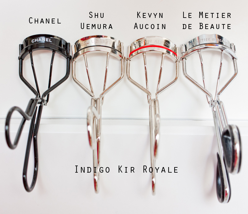 Indigo Kir Royale: Eye Curlers - A Comparative Shu Uemura, Kevyn Aucoin and Le Métier de Beauté