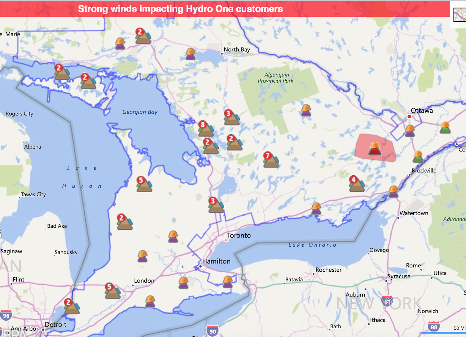 Cottage Country Reflections February Precipitation 2018