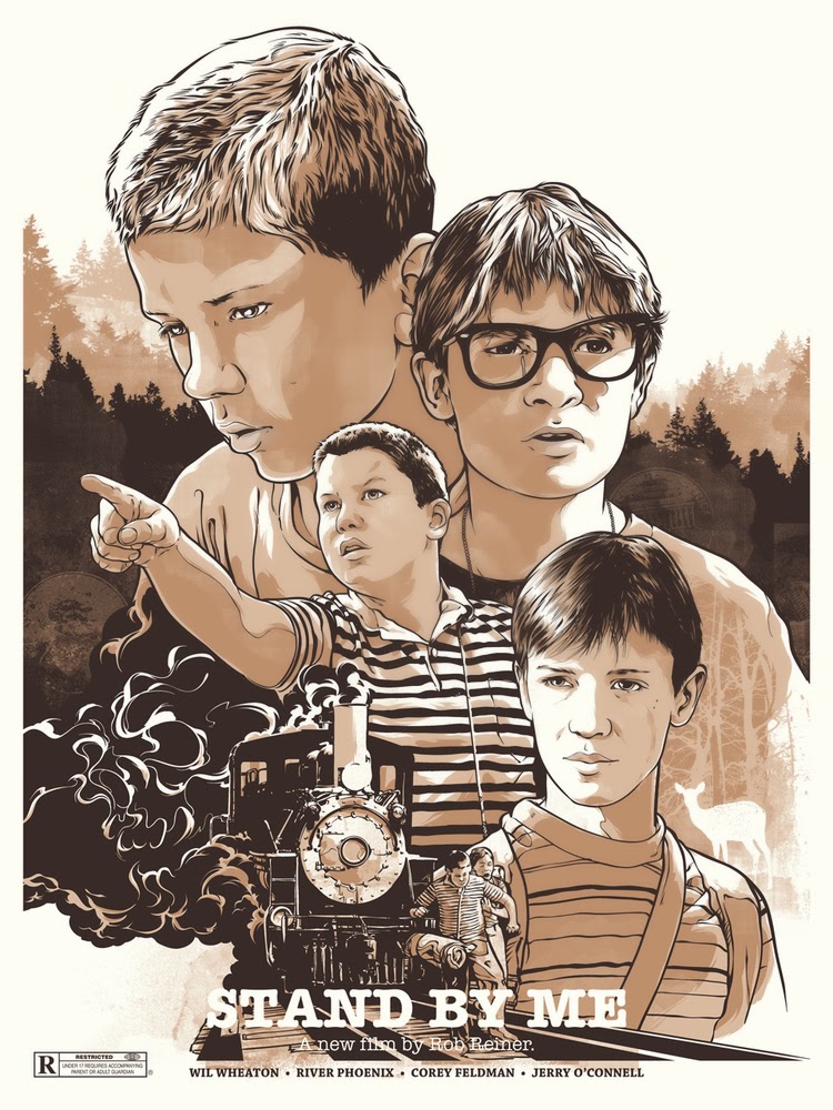 Stand By Me Screen Print by Joshua Budich