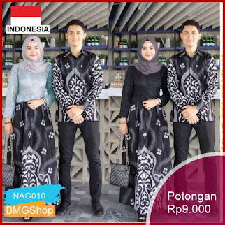 NAG010 Batik Couple Fitria Manuk Kembar Murah Bmgshop