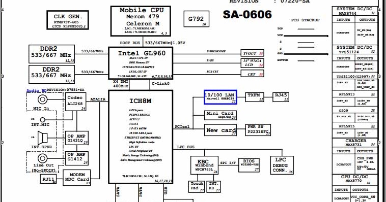 Acer Aspire 4315 Motherboard Schematic | Free Laptop Schematic