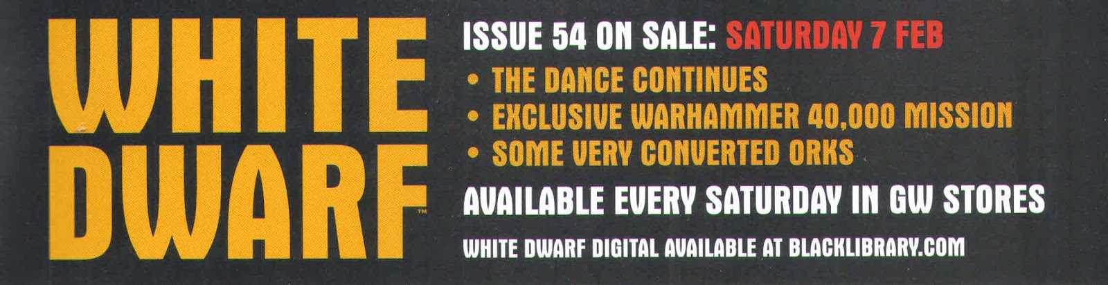 Adelanto de la White Dwarf Weekly número 54