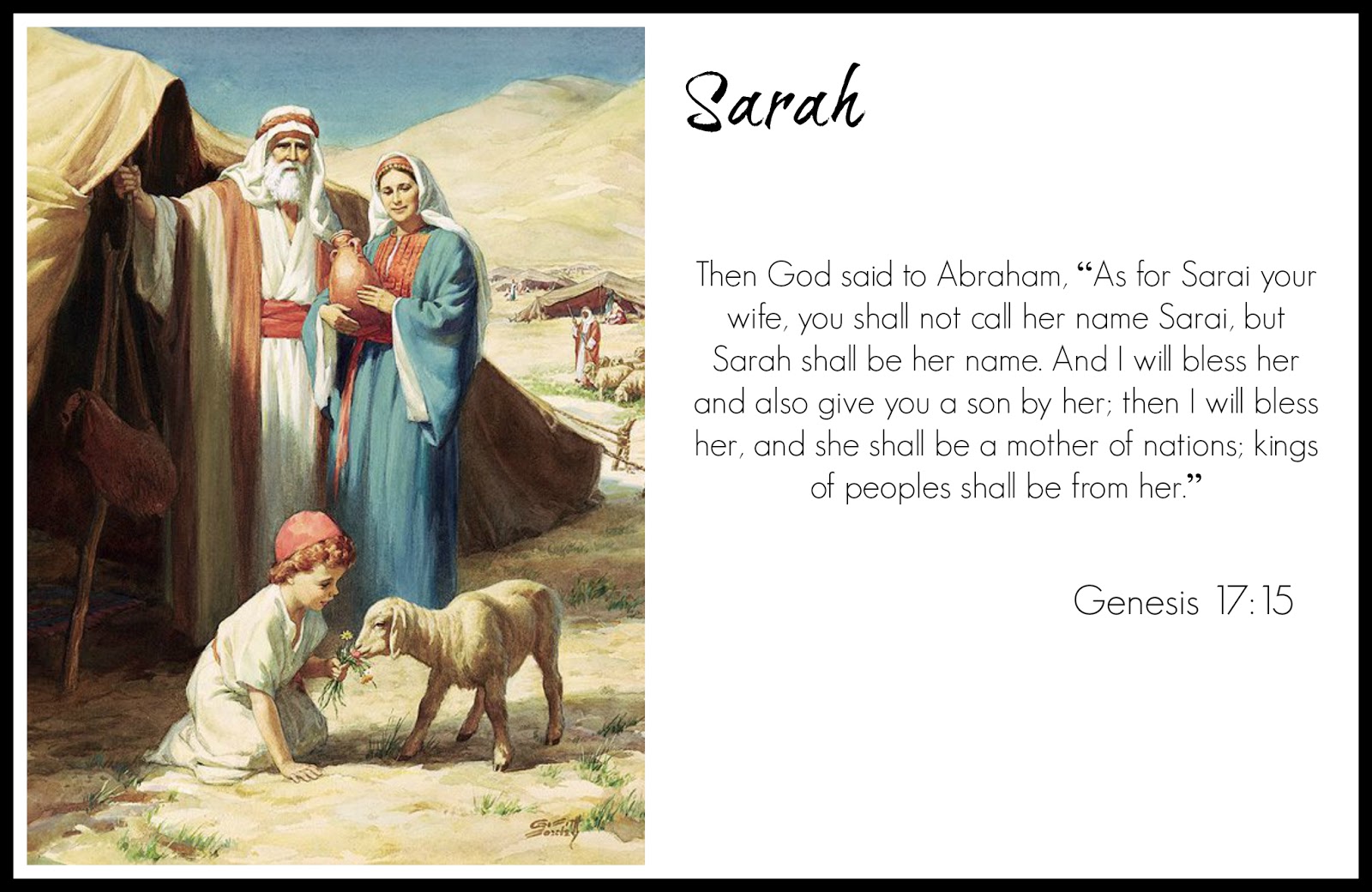 Women of the Bible: SARAH