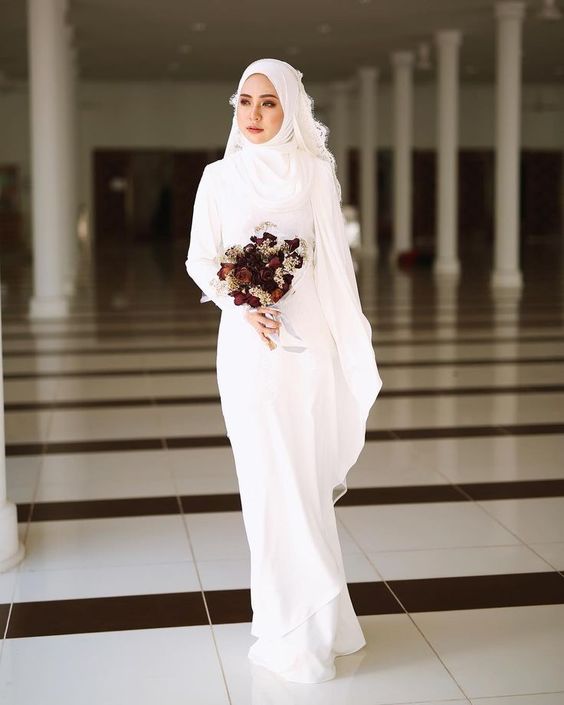 فساتين زفاف بسيطة للمحجبات لعام 2019 فساتين سواريه, فساتين زفاف للمحجبات, فساتين محجبات, فساتين بسيطة