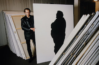 Klaus Guingand Studio :Shadow paintings - 1994