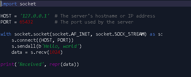 Socket Programming for TCP in Python