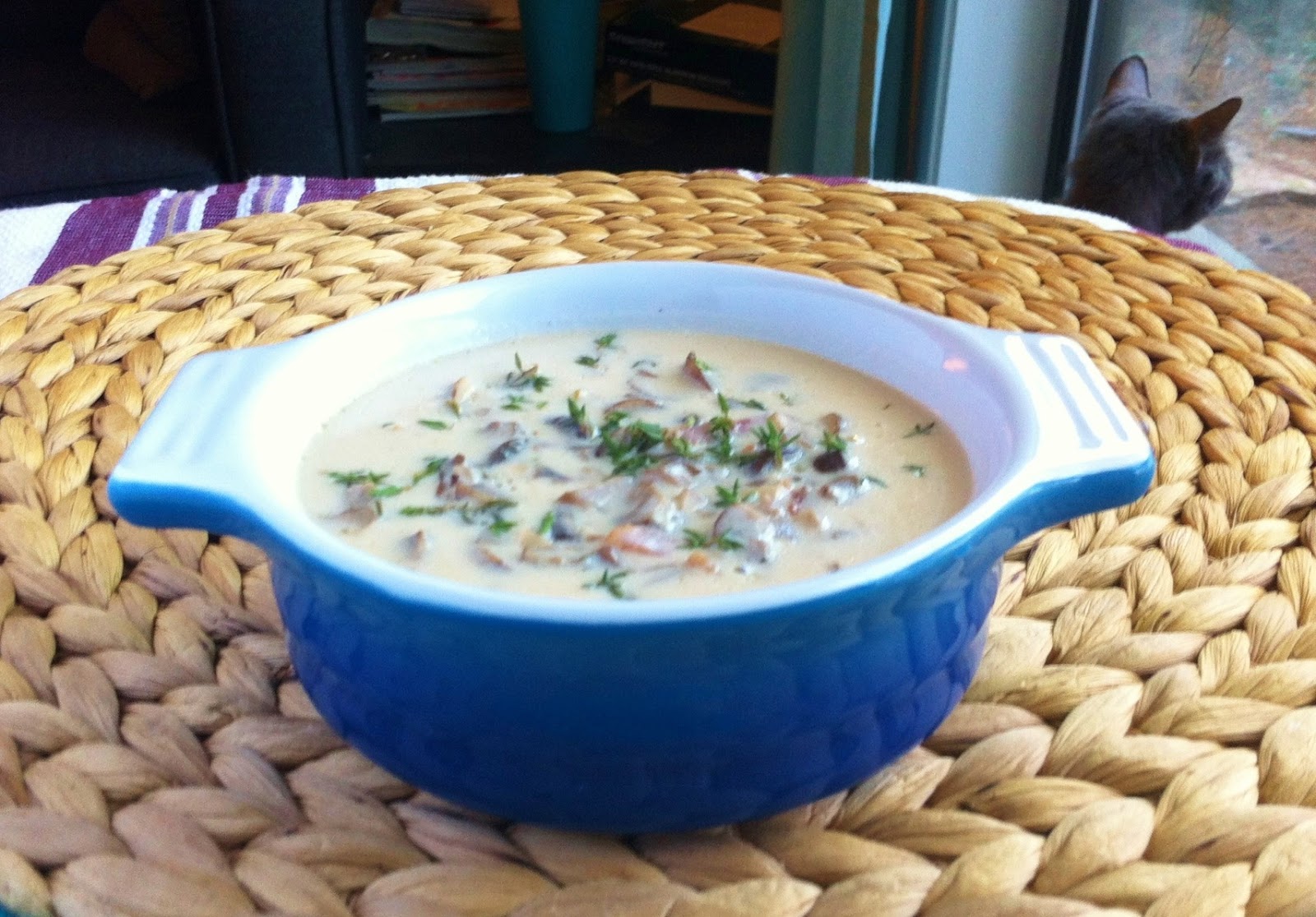 Operation: Lunch Box: Day 54 - Cream of Mushroom Soup