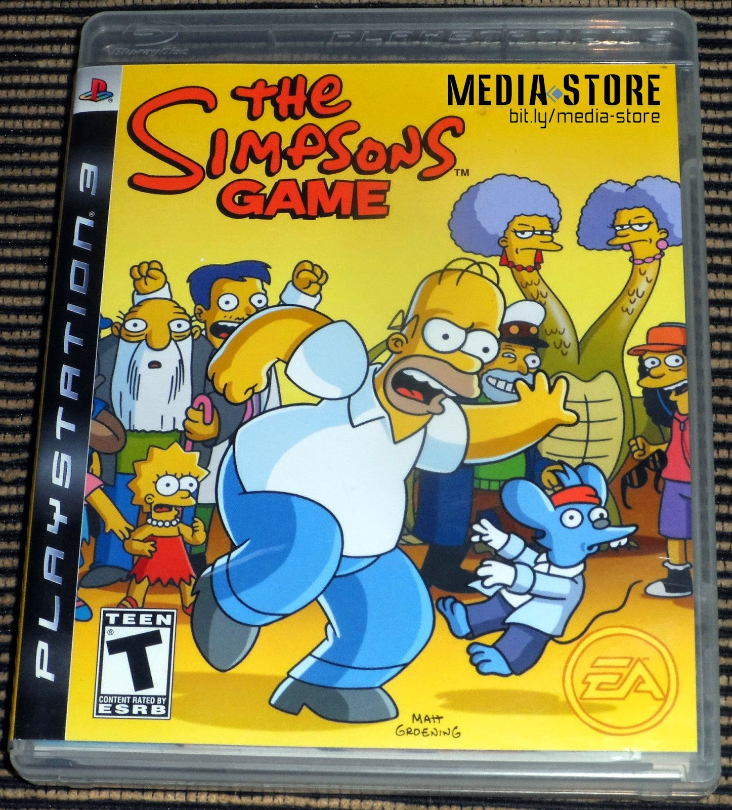 Media Store's Stuff Game PS3 The Simpsons Game