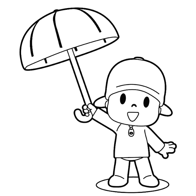 30 Desenhos do pocoyo para pintar, colorir, imprimir! Pocoyo para pintar! Moldes e riscos de Pocoyo e sua turma