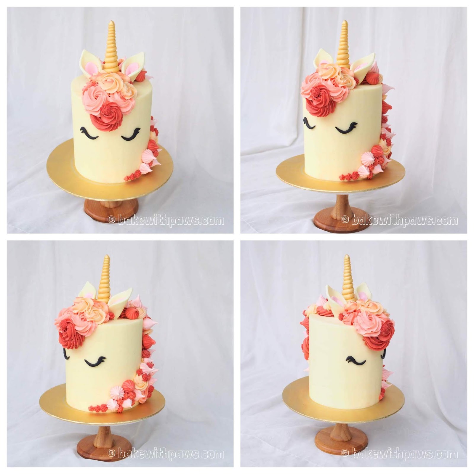 Unicorn Cakes BAKE WITH PAWS