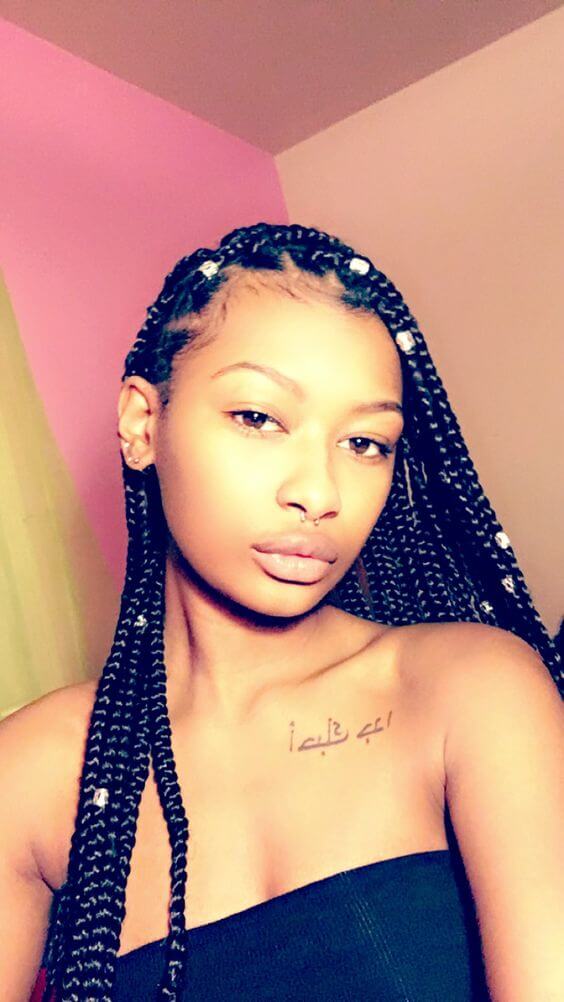 +37 Lemonade Medium Box Braids Hairstyles To Try In ...