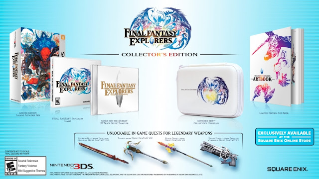 La edición coleccionista de Final Fantasy Explorers