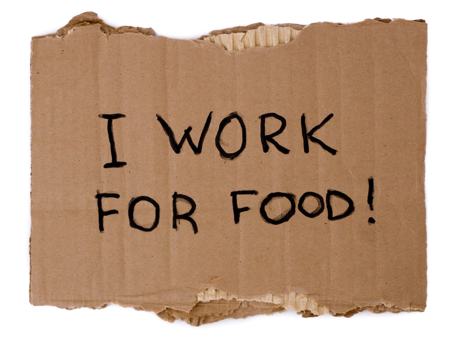 слово стол написали на картонке