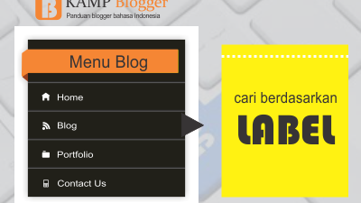 Cara membuat menu blog berdasarkan label