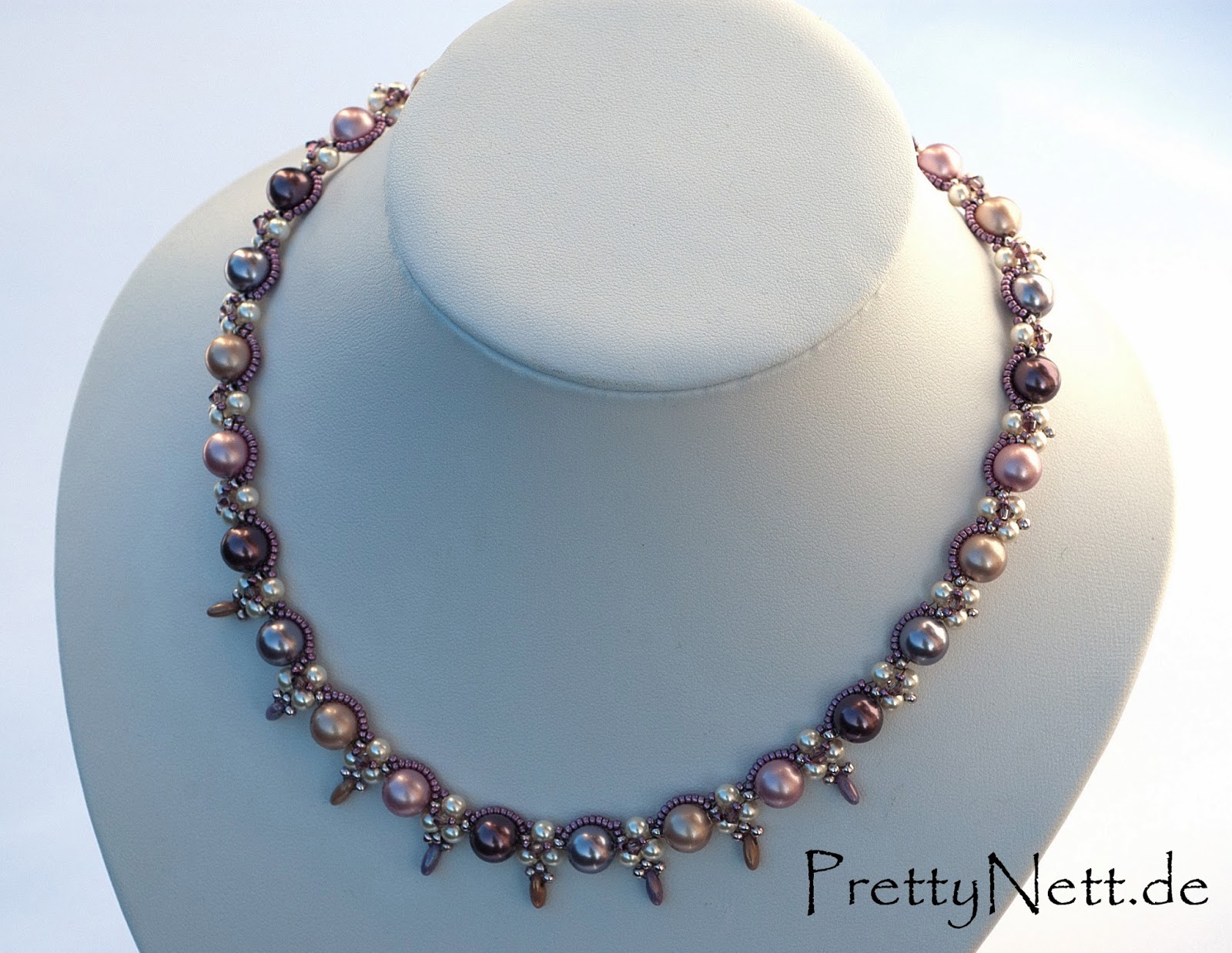 Kette Necklace True Romance Beading Tutorial Freebie