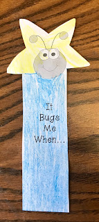 Bug and a wish, conflict resolution, buggy problems, problem solving, feelings, i statements,  bookmark