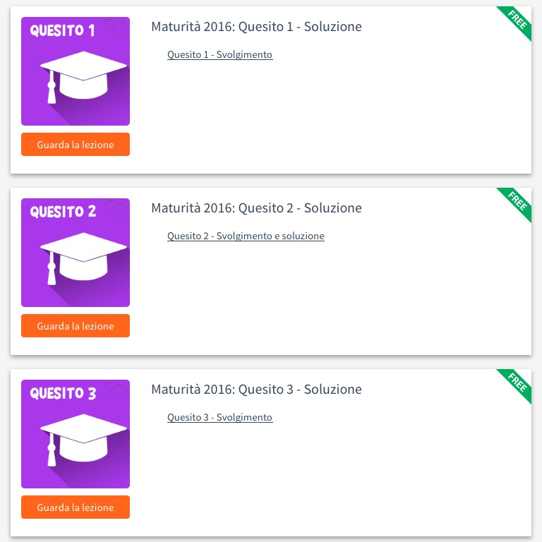 Matematica: Esercizi Svolti.: Seconda Prova Matematica Maturità 2016