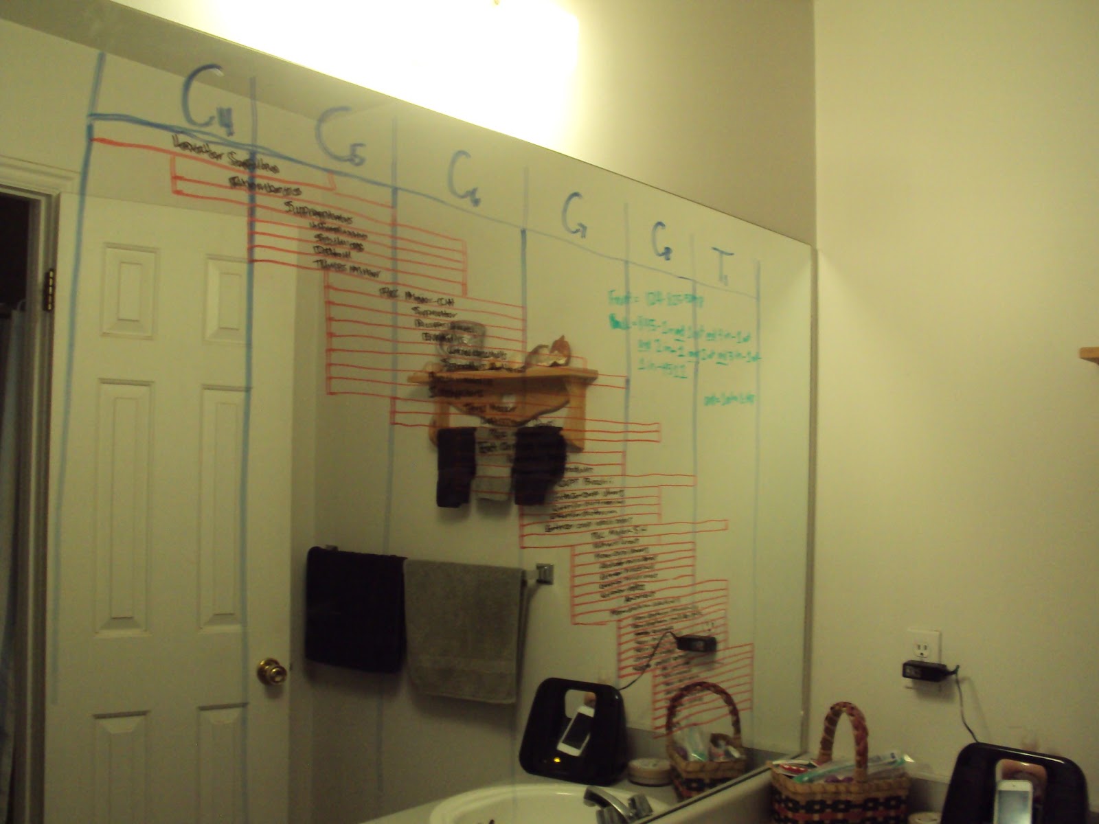 Utah Girl's Journey Sometimes I Use My Mirror As A Whiteboard