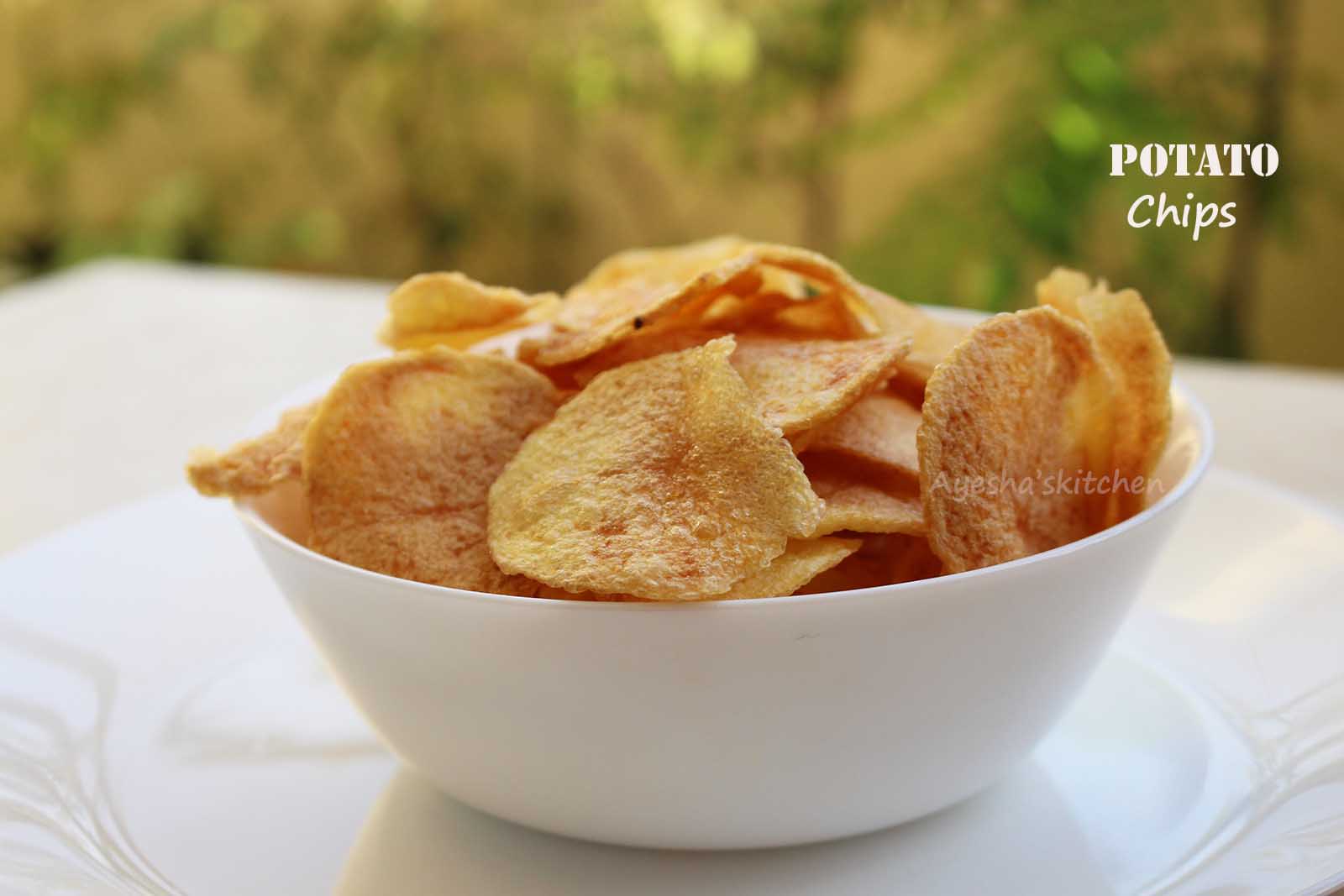 HOMEMADE POTATO CHIPS RECIPE PERFECT CHIPS SNACKS