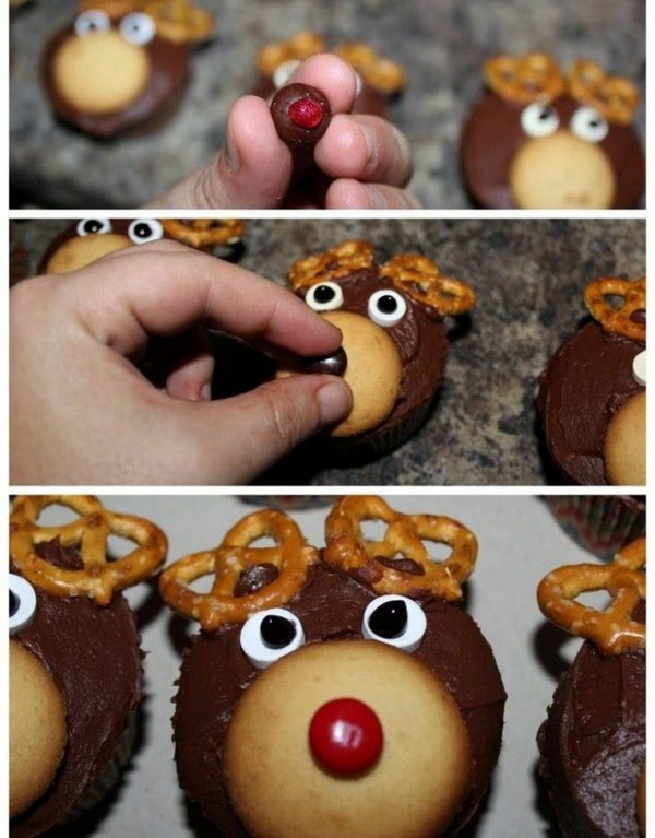 Cupcakes for Christmas – 25 ideas for cool toppings