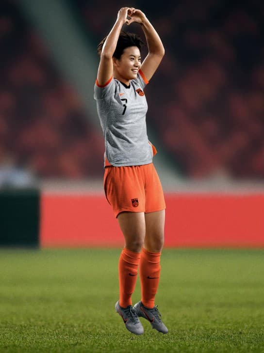 中国女子代表 2019 ワールドカップユニフォーム-アウェイ