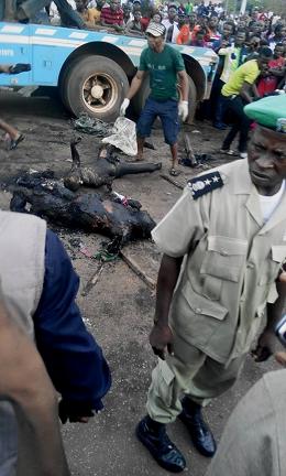 asaba car park accident