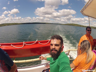 Partimos para o passeio pelo rio São Francisco.