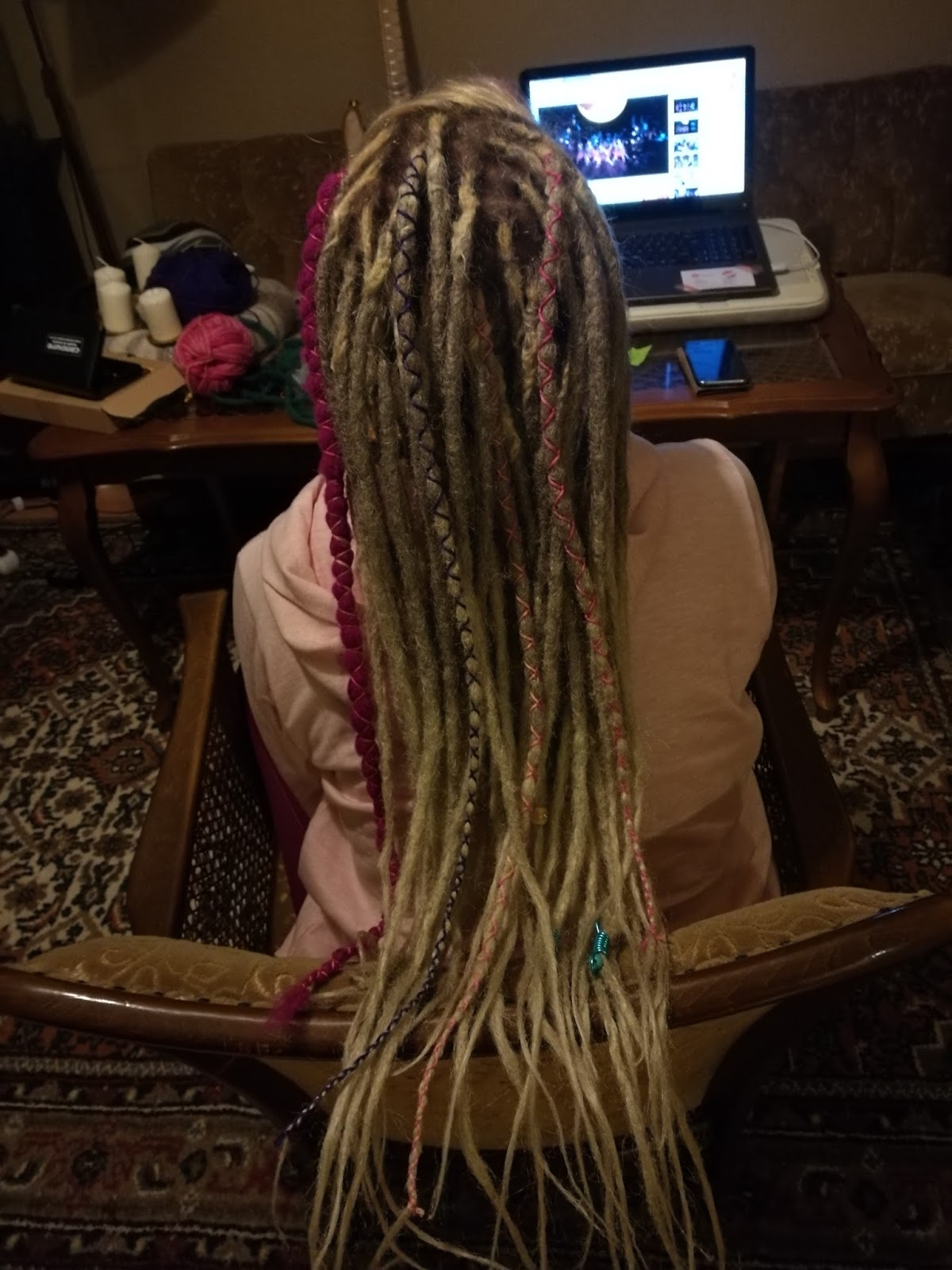 DreadCouture Wie Dreads aussehen, wenn man Verlängerungen entfernt...