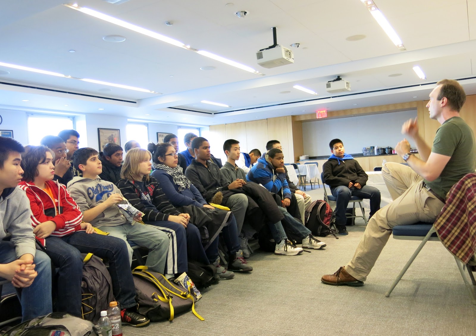 Elizabeth Spiegel's blog IS 318 visits Jane Street Capital, part 2