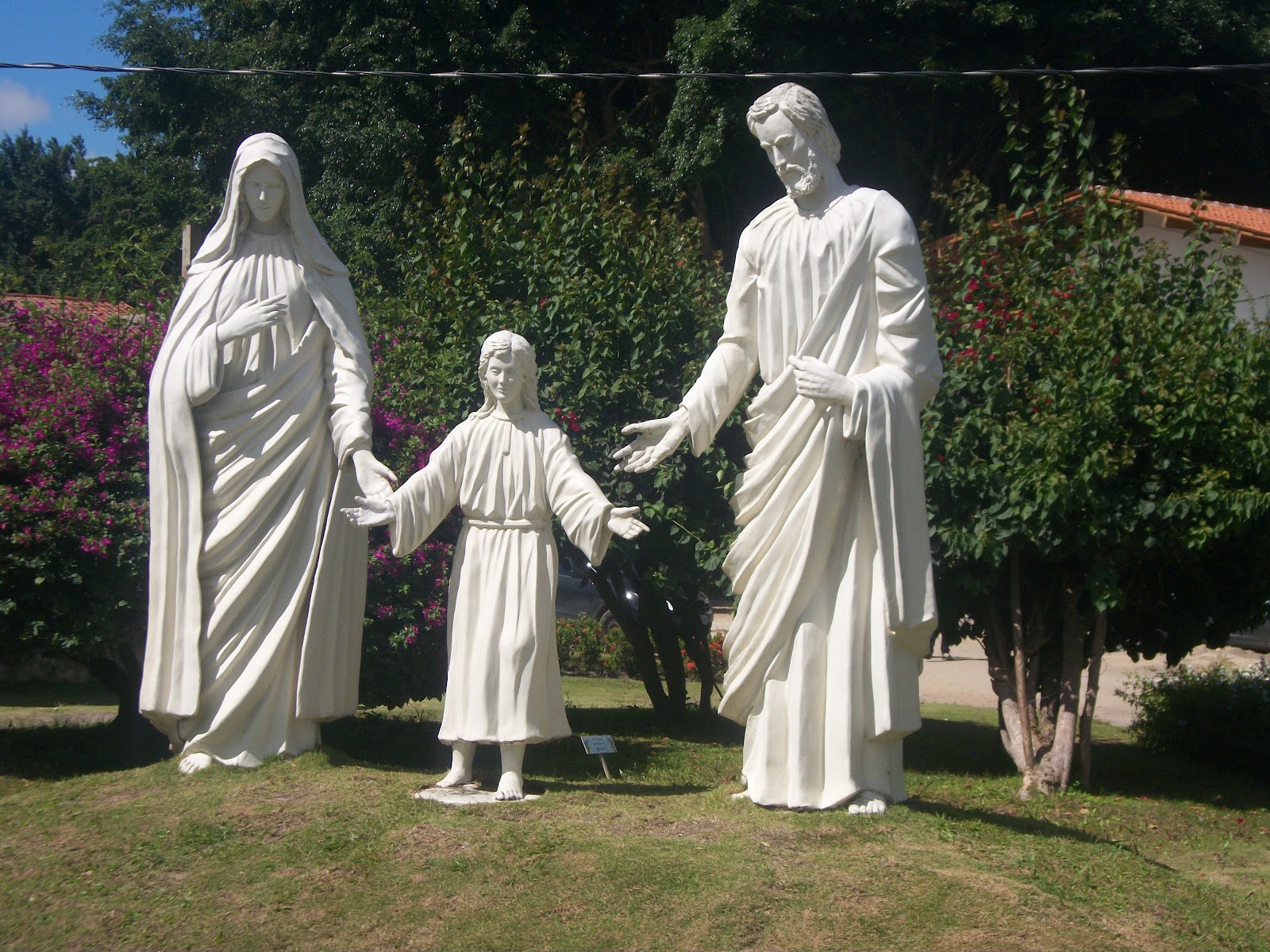 Grupo da visita a comunidade Servos de Maria