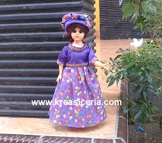 Cara Mudah Membuat Gaun Boneka Barbie dari Kain Perca