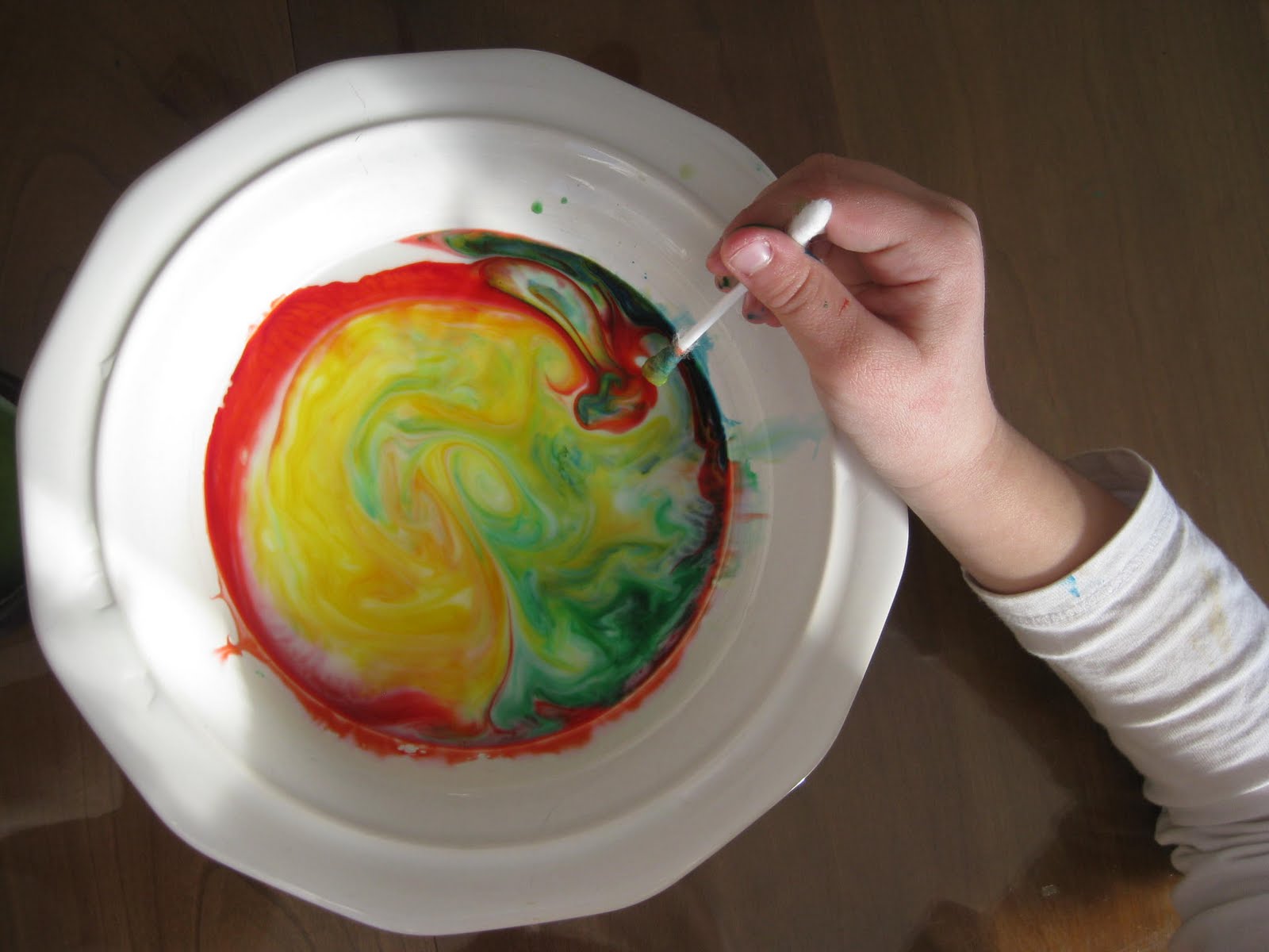 The Wonder Years: Color Mixing: Milk, Food Coloring and Soap