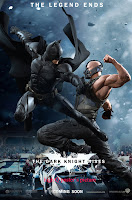 the dark knight rises promo poster batman bane