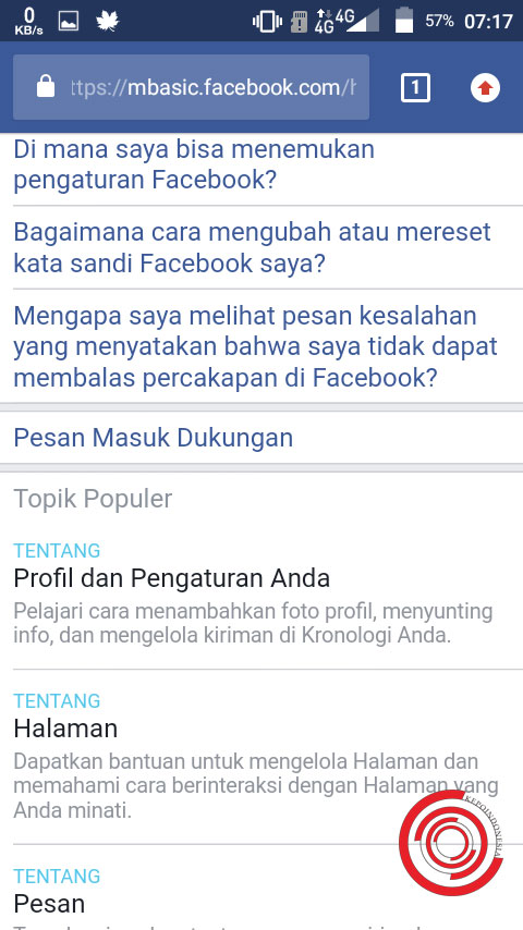 Cara Melihat Pesan Masuk Dukungan Facebook di FB Lite dan Facebook