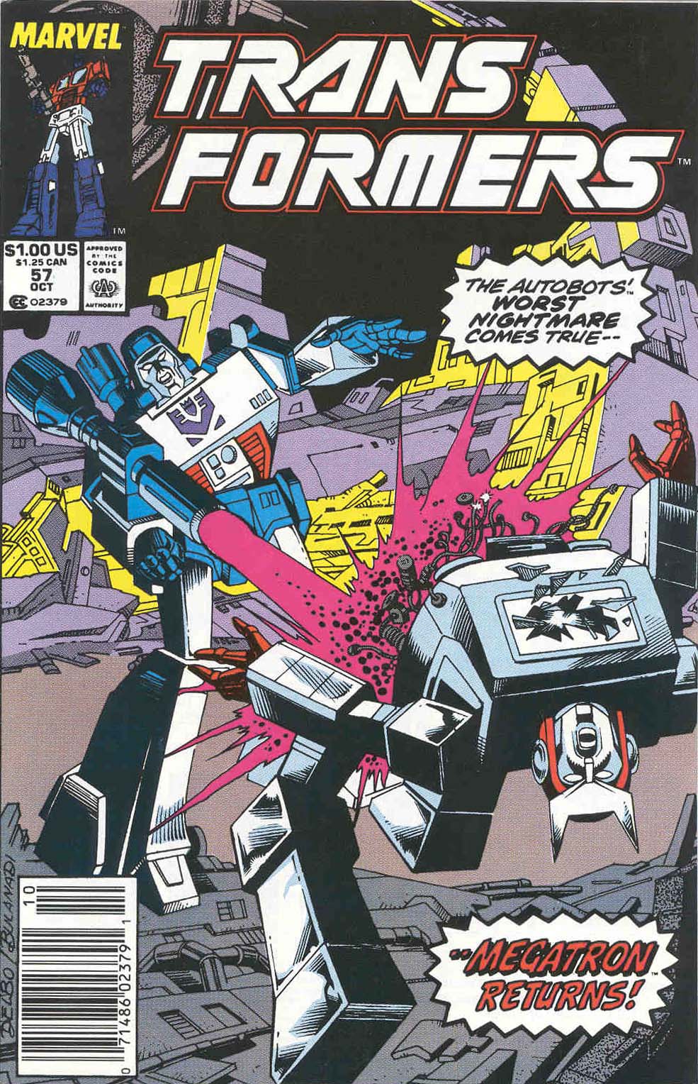 The Transformers (1984) issue 57 - Page 1