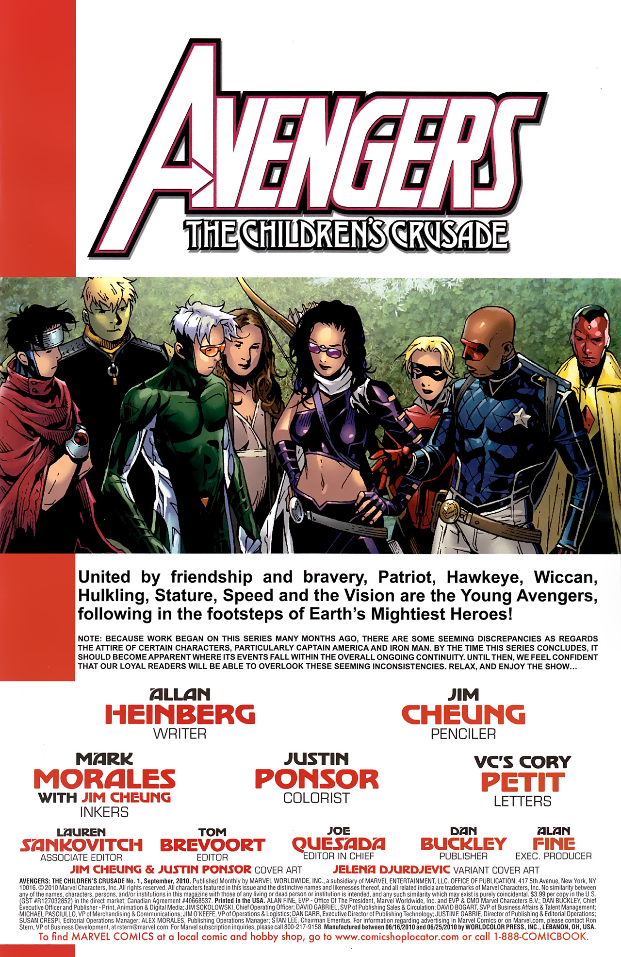 Read online Avengers: The Children's Crusade comic -  Issue #1 - 4
