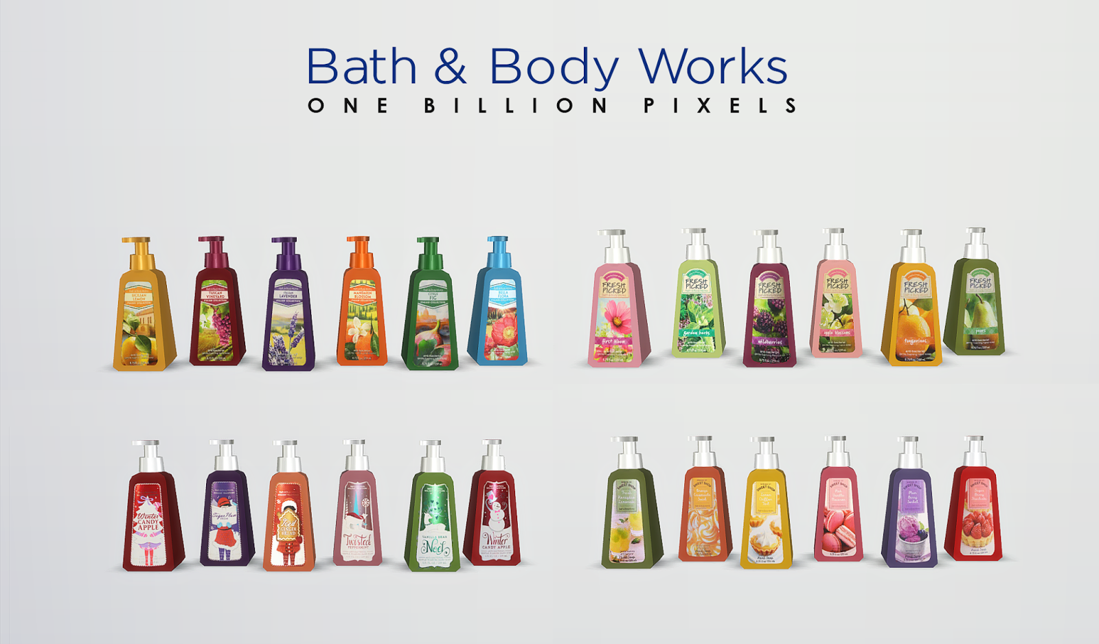 Bath & Body Works Shop and Set FIXED One Billion Pixels