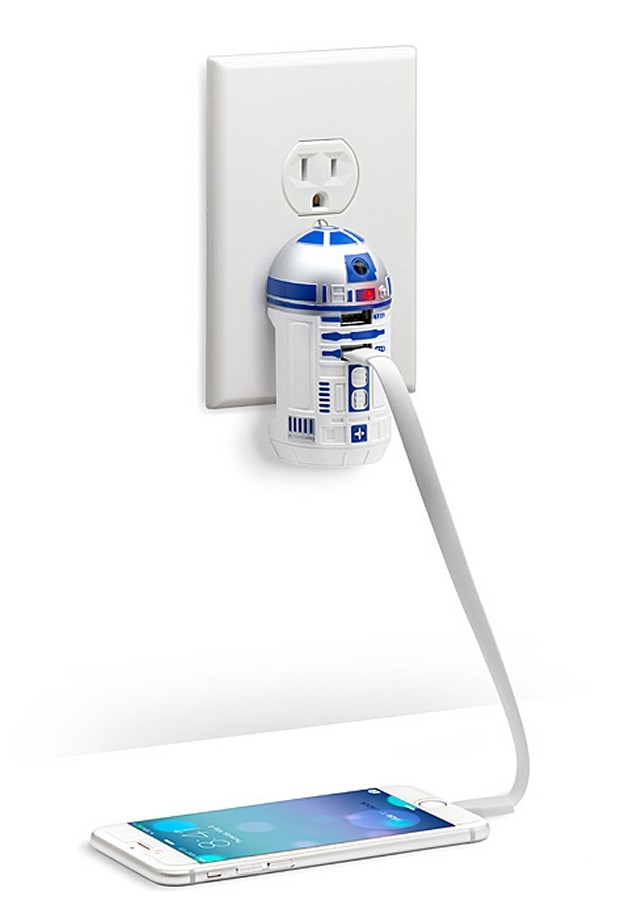 Cargador de pared USB R2D2 con tecnología de de Star Wars