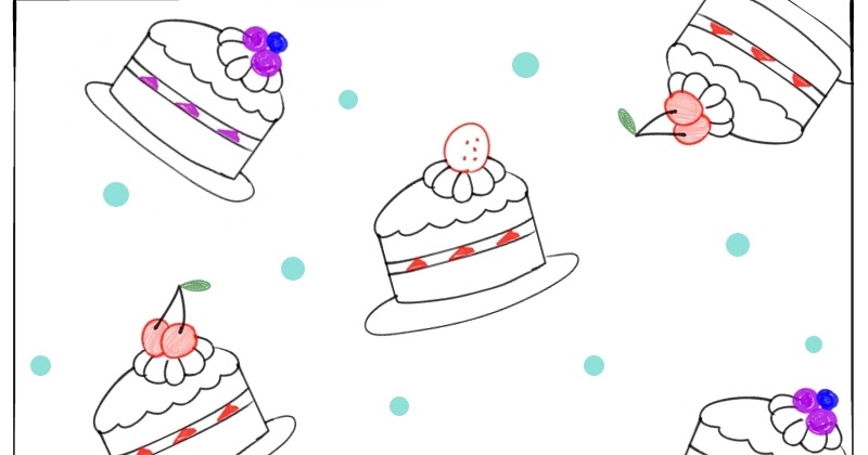 簡単なショートケーキのイラストの描き方 遠北ほのかのイラストサイト